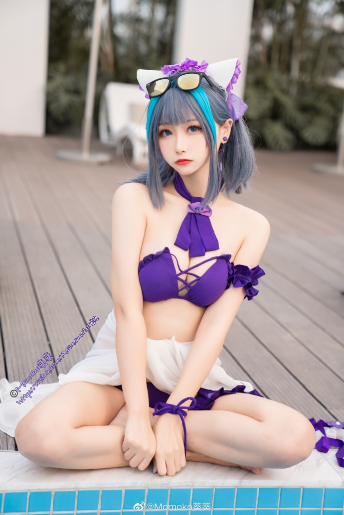 【COS正片】碧蓝航线柴郡泳装cos 甜蜜的海滩约会吧! Momoko葵葵 - 第8张 - 机器猫次元 【COS正片】碧蓝航线柴郡泳装cos 甜蜜的海滩约会吧! Momoko葵葵 - 第8张 - 机器猫次元