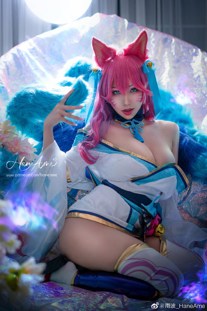 【COS正片】英雄联盟阿狸灵魂莲华皮肤cosplay cn雨波 - 第6张 - 机器猫次元 【COS正片】英雄联盟阿狸灵魂莲华皮肤cosplay cn雨波 - 第6张 - 机器猫次元