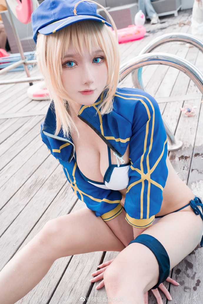 【COS正片】fate/grandorder迷之女主角呆毛泳装cos美萌气质 cn阿包也是兔娘 - 第7张 - 机器猫次元 【COS正片】fate/grandorder迷之女主角呆毛泳装cos美萌气质 cn阿包也是兔娘 - 第7张 - 机器猫次元