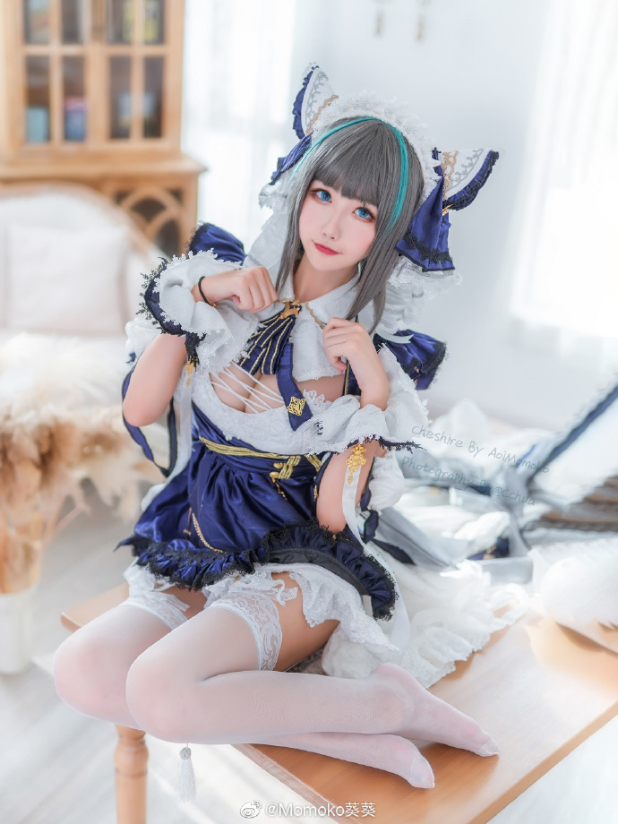 【COS正片】碧蓝航线柴郡cos 甜美的猫耳女仆 Momoko葵葵 - 第3张 - 机器猫次元 【COS正片】碧蓝航线柴郡cos 甜美的猫耳女仆 Momoko葵葵 - 第3张 - 机器猫次元