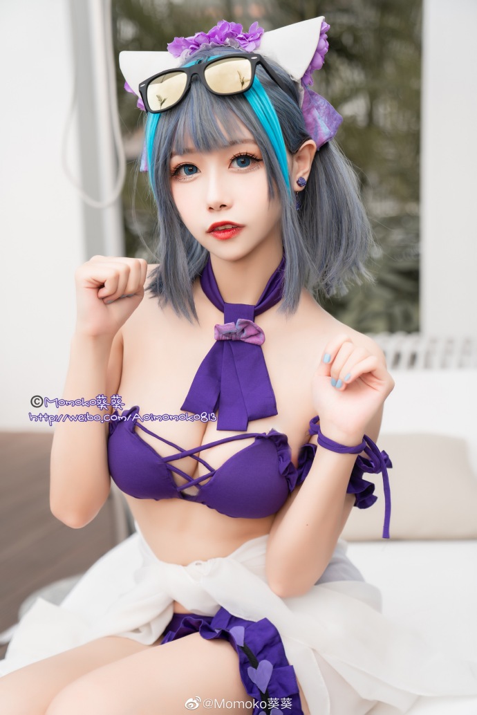 【COS正片】碧蓝航线柴郡泳装cos 甜蜜的海滩约会吧! Momoko葵葵 - 第9张 - 机器猫次元 【COS正片】碧蓝航线柴郡泳装cos 甜蜜的海滩约会吧! Momoko葵葵 - 第9张 - 机器猫次元