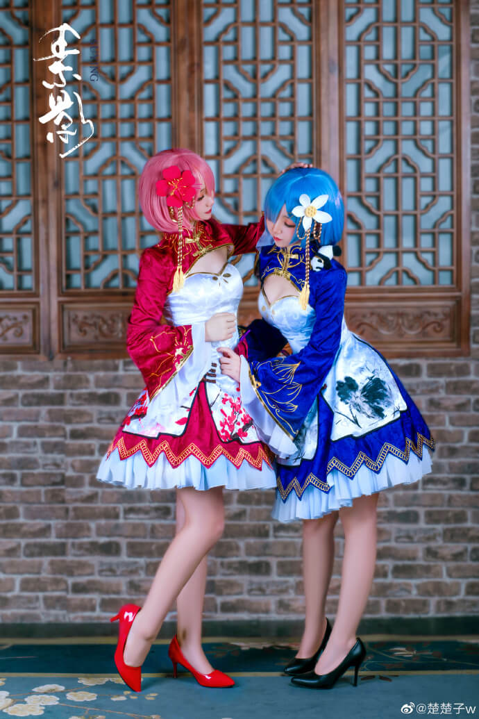 【COS正片】从零开始拉姆蕾姆旗袍cos cn鹤祈&楚楚子 - 第1张 - 机器猫次元 【COS正片】从零开始拉姆蕾姆旗袍cos cn鹤祈&楚楚子 - 第1张 - 机器猫次元
