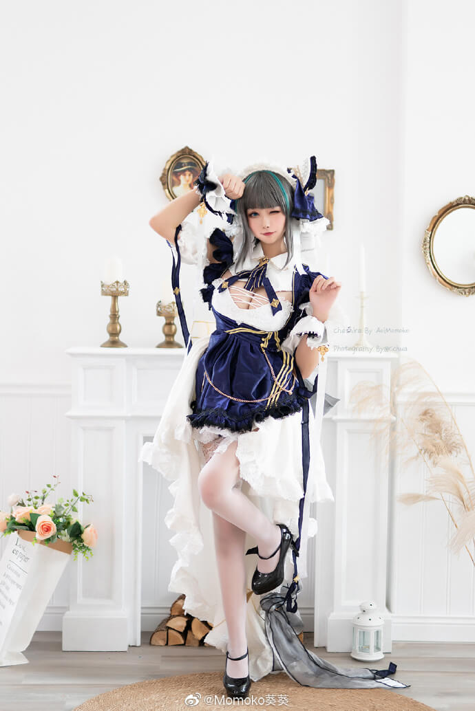 【COS正片】碧蓝航线柴郡cos 甜美的猫耳女仆 Momoko葵葵 - 第9张 - 机器猫次元 【COS正片】碧蓝航线柴郡cos 甜美的猫耳女仆 Momoko葵葵 - 第9张 - 机器猫次元