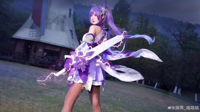 【COS正片】原神刻晴cos 可爱少女惊艳超还原剑法 cn溟雨_咕咕咕 - 第3张 - 机器猫次元 【COS正片】原神刻晴cos 可爱少女惊艳超还原剑法 cn溟雨_咕咕咕 - 第3张 - 机器猫次元