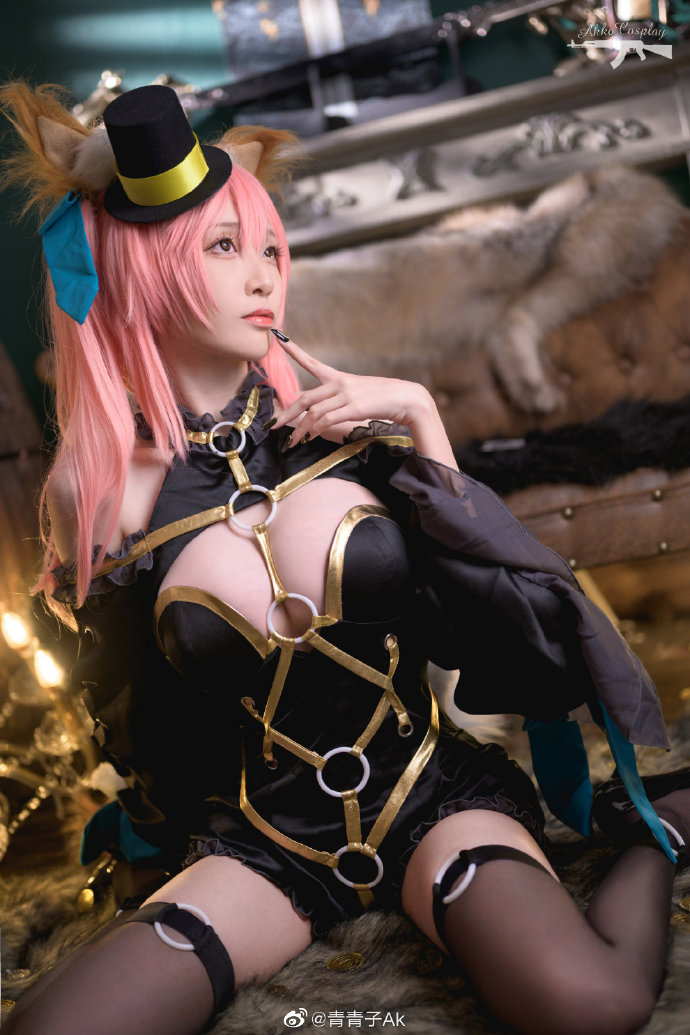 【COS正片】Fate/grandorder漆黑魔术师玉藻前cos CN青青子Ak - 第7张 - 机器猫次元 【COS正片】Fate/grandorder漆黑魔术师玉藻前cos CN青青子Ak - 第7张 - 机器猫次元