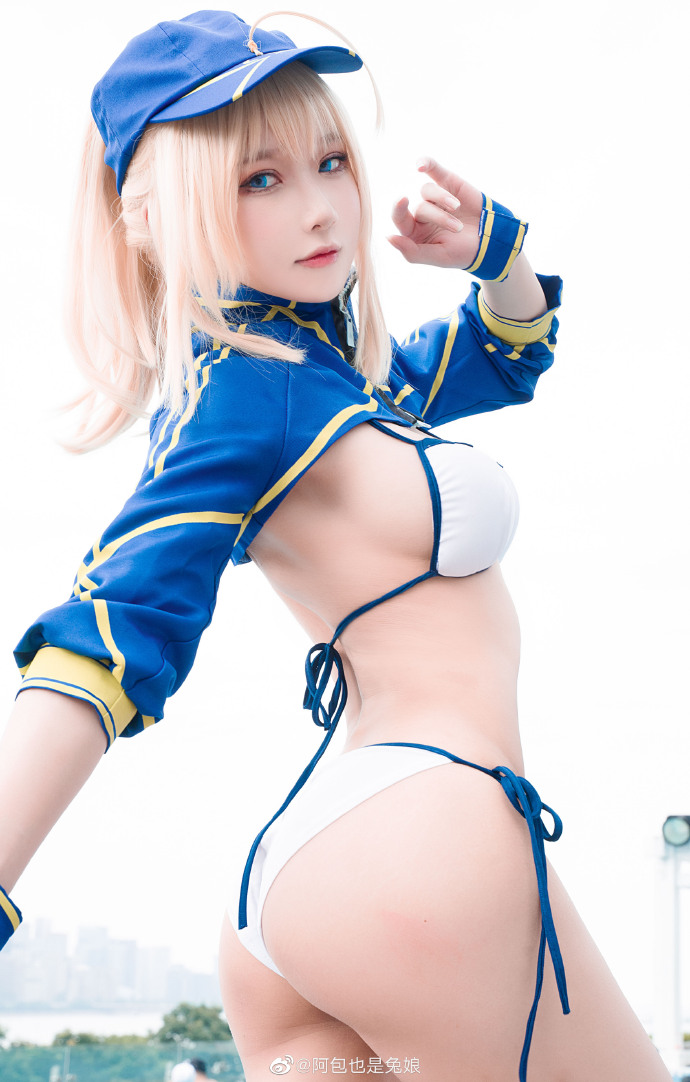 【COS正片】fate/grandorder迷之女主角呆毛泳装cos美萌气质 cn阿包也是兔娘 - 第9张 - 机器猫次元 【COS正片】fate/grandorder迷之女主角呆毛泳装cos美萌气质 cn阿包也是兔娘 - 第9张 - 机器猫次元