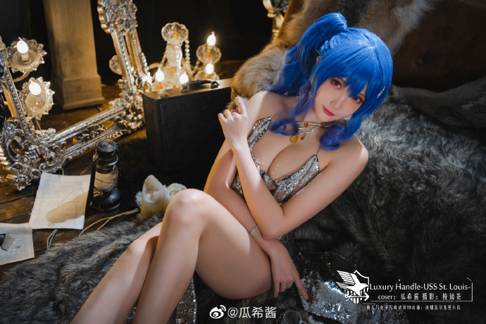 【COS正片】碧蓝航线圣路易斯Luxury Handle 晚宴性感礼服 cn瓜希酱 - 第5张 - 机器猫次元 【COS正片】碧蓝航线圣路易斯Luxury Handle 晚宴性感礼服 cn瓜希酱 - 第5张 - 机器猫次元