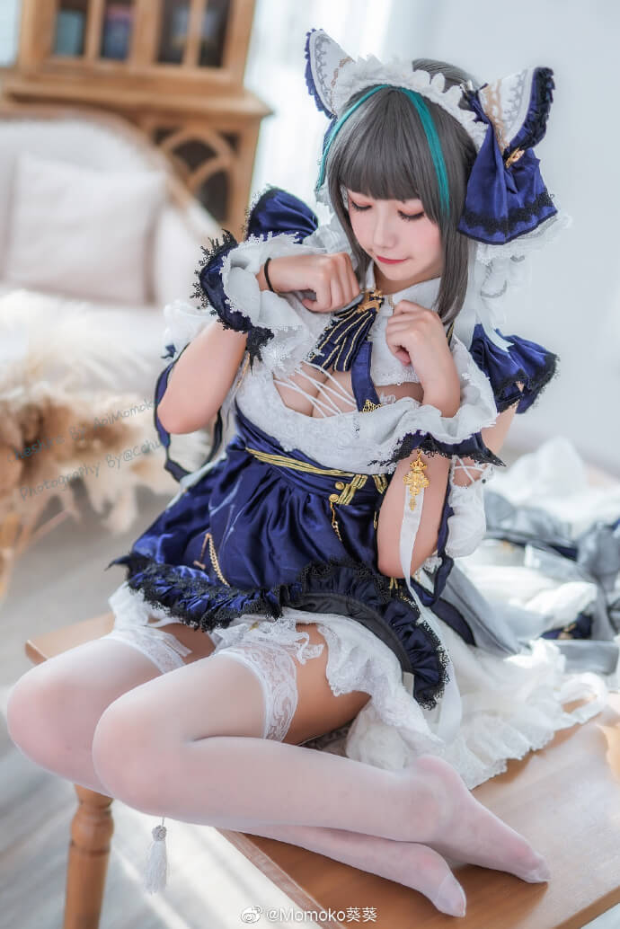【COS正片】碧蓝航线柴郡cos 甜美的猫耳女仆 Momoko葵葵 - 第5张 - 机器猫次元 【COS正片】碧蓝航线柴郡cos 甜美的猫耳女仆 Momoko葵葵 - 第5张 - 机器猫次元