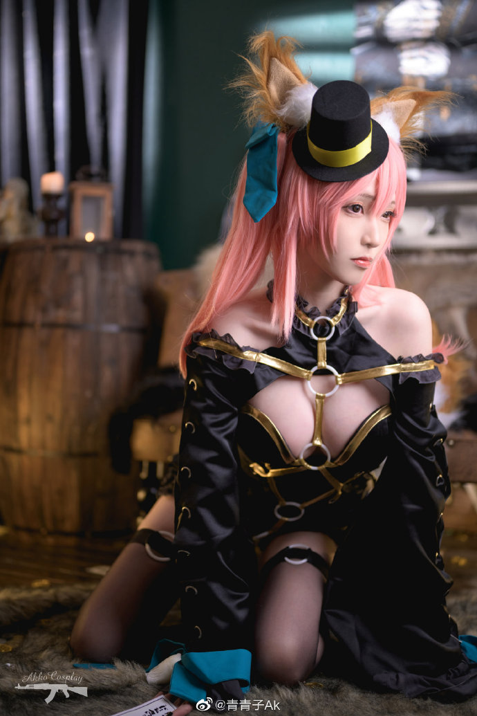 【COS正片】Fate/grandorder漆黑魔术师玉藻前cos CN青青子Ak - 第4张 - 机器猫次元 【COS正片】Fate/grandorder漆黑魔术师玉藻前cos CN青青子Ak - 第4张 - 机器猫次元