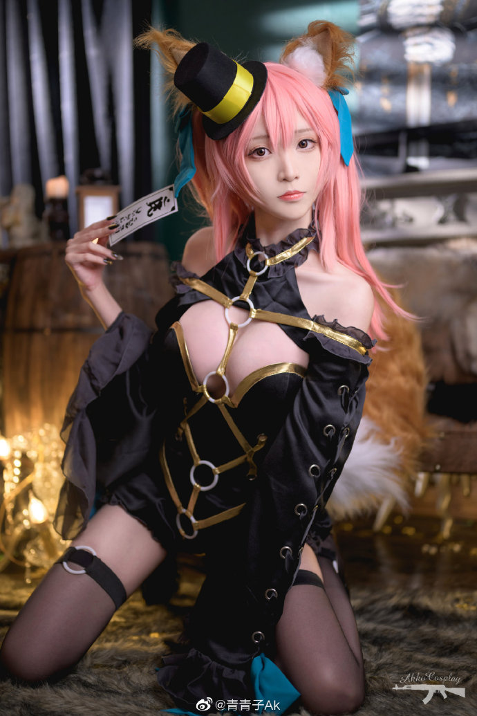 【COS正片】Fate/grandorder漆黑魔术师玉藻前cos CN青青子Ak - 第3张 - 机器猫次元 【COS正片】Fate/grandorder漆黑魔术师玉藻前cos CN青青子Ak - 第3张 - 机器猫次元