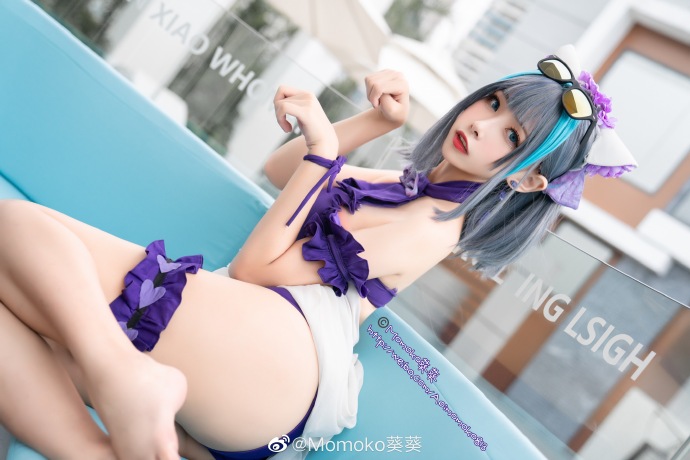 【COS正片】碧蓝航线柴郡泳装cos 甜蜜的海滩约会吧! Momoko葵葵 - 第6张 - 机器猫次元 【COS正片】碧蓝航线柴郡泳装cos 甜蜜的海滩约会吧! Momoko葵葵 - 第6张 - 机器猫次元