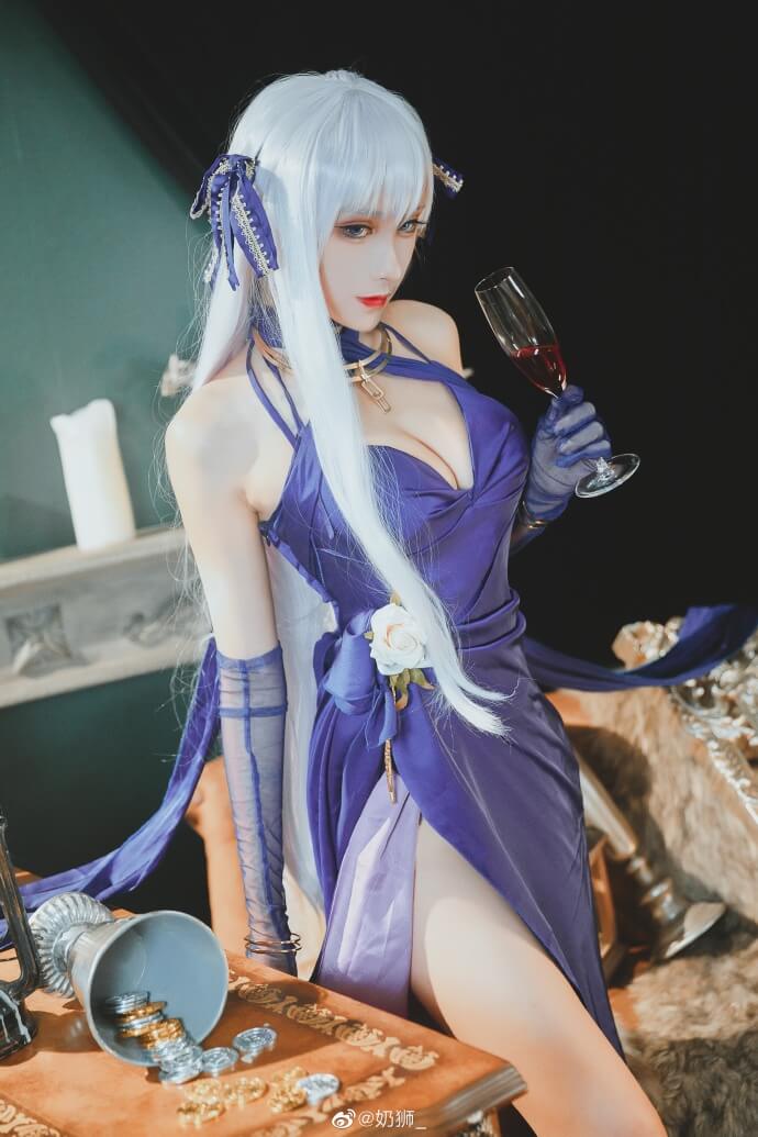 【COS正片】碧蓝航线贝尔法斯特礼服cos 优雅而高贵的从者 cn奶狮 - 第1张 - 机器猫次元 【COS正片】碧蓝航线贝尔法斯特礼服cos 优雅而高贵的从者 cn奶狮 - 第1张 - 机器猫次元