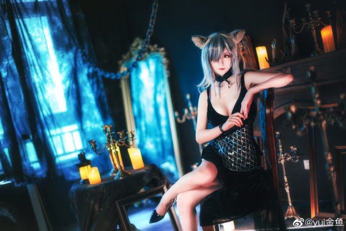 【COS正片】明日方舟黑礼服cos 冷美高贵 yui金鱼 - 第8张 - 机器猫次元 【COS正片】明日方舟黑礼服cos 冷美高贵 yui金鱼 - 第8张 - 机器猫次元