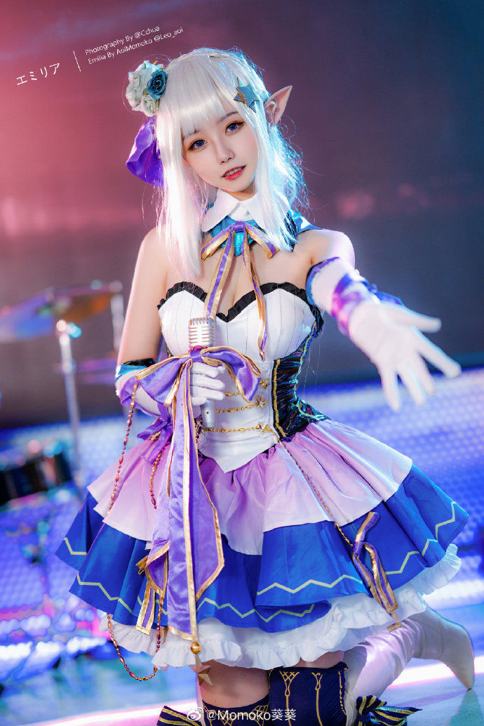 【COS正片】从零开始艾米莉亚偶像歌手cos Momoko葵葵 - 第7张 - 机器猫次元 【COS正片】从零开始艾米莉亚偶像歌手cos Momoko葵葵 - 第7张 - 机器猫次元