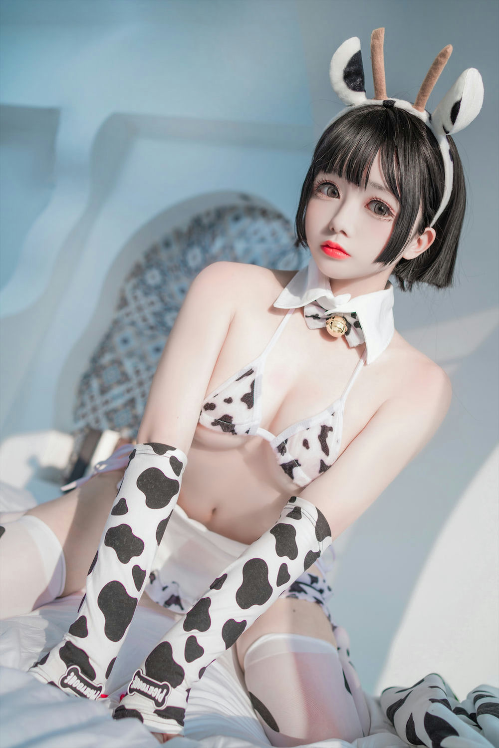 日奈娇 - 奶牛コスプレ妹妹 - 第1张 - 机器猫次元