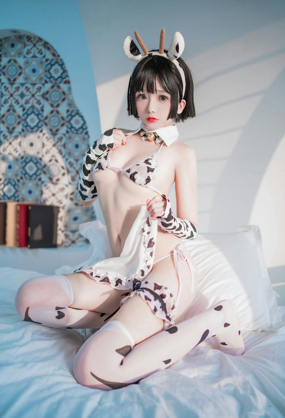 日奈娇 - 奶牛コスプレ妹妹 - 第4张 - 机器猫次元