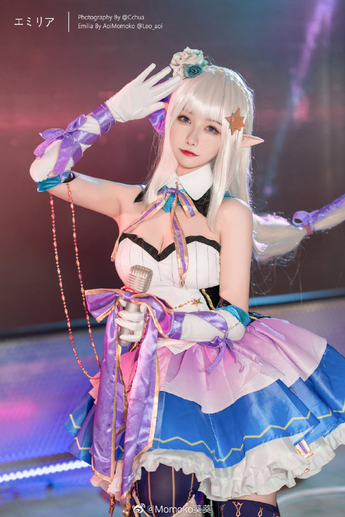 【COS正片】从零开始艾米莉亚偶像歌手cos Momoko葵葵 - 第6张 - 机器猫次元 【COS正片】从零开始艾米莉亚偶像歌手cos Momoko葵葵 - 第6张 - 机器猫次元
