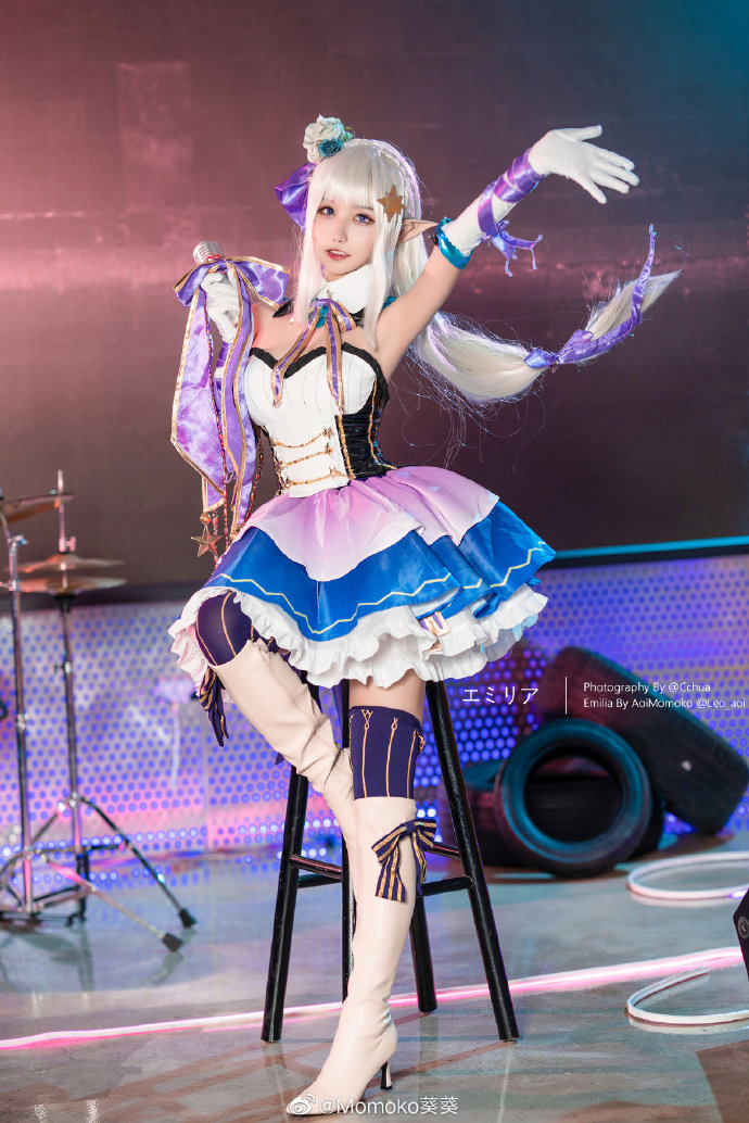 【COS正片】从零开始艾米莉亚偶像歌手cos Momoko葵葵 - 第11张 - 机器猫次元 【COS正片】从零开始艾米莉亚偶像歌手cos Momoko葵葵 - 第11张 - 机器猫次元