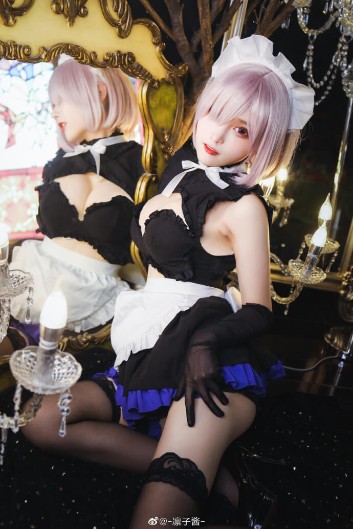 【COS正片】Fate/GrandOrder玛修女仆cos 甜美动人 cn凛子 - 第6张 - 机器猫次元 【COS正片】Fate/GrandOrder玛修女仆cos 甜美动人 cn凛子 - 第6张 - 机器猫次元