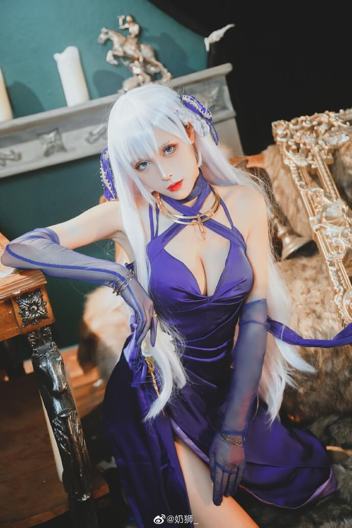 【COS正片】碧蓝航线贝尔法斯特礼服cos 优雅而高贵的从者 cn奶狮 - 第3张 - 机器猫次元 【COS正片】碧蓝航线贝尔法斯特礼服cos 优雅而高贵的从者 cn奶狮 - 第3张 - 机器猫次元
