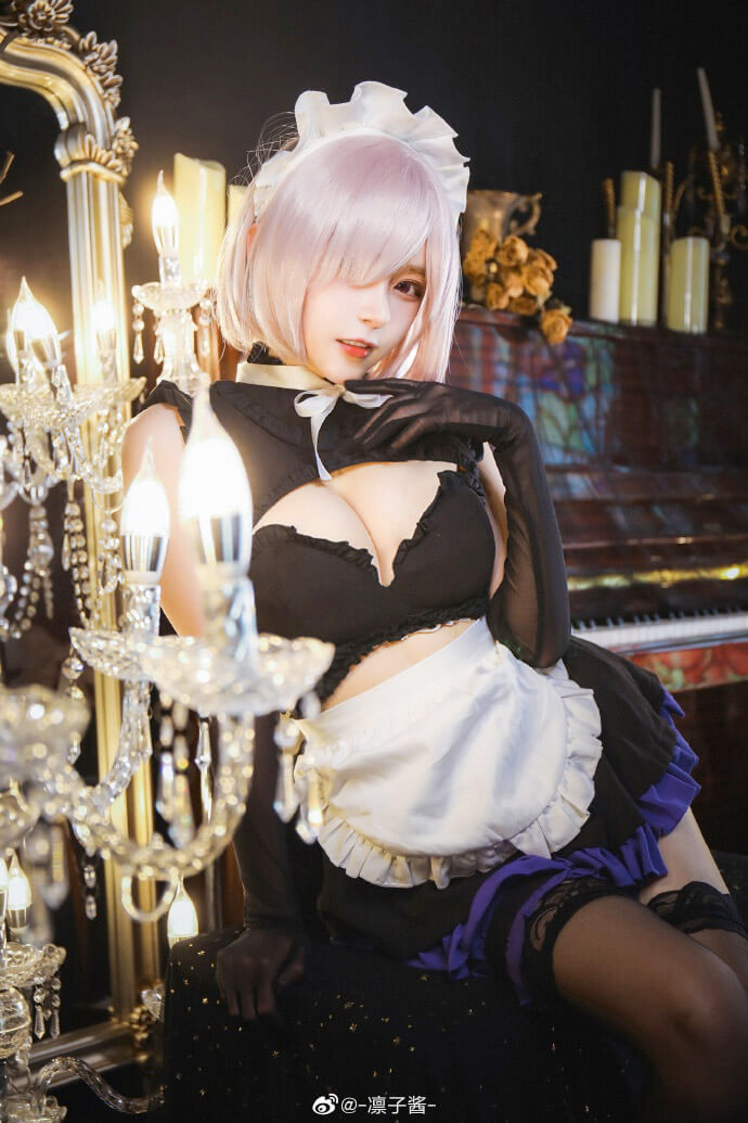 【COS正片】Fate/GrandOrder玛修女仆cos 甜美动人 cn凛子 - 第4张 - 机器猫次元 【COS正片】Fate/GrandOrder玛修女仆cos 甜美动人 cn凛子 - 第4张 - 机器猫次元
