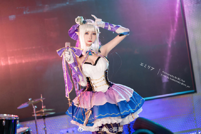 【COS正片】从零开始艾米莉亚偶像歌手cos Momoko葵葵 - 第12张 - 机器猫次元 【COS正片】从零开始艾米莉亚偶像歌手cos Momoko葵葵 - 第12张 - 机器猫次元