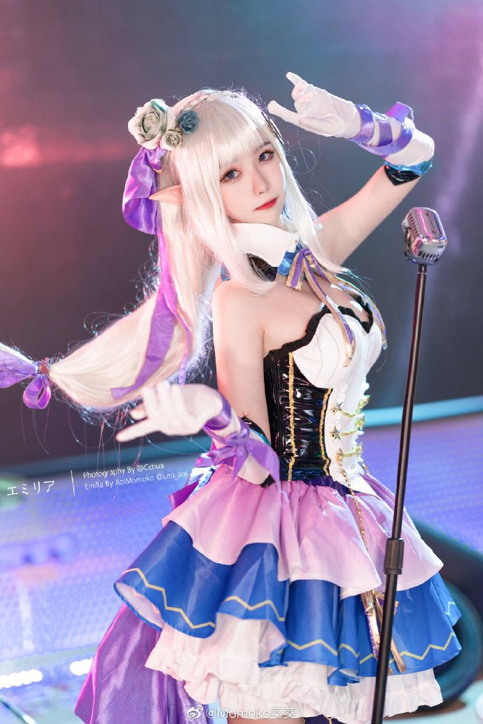 【COS正片】从零开始艾米莉亚偶像歌手cos Momoko葵葵 - 第5张 - 机器猫次元 【COS正片】从零开始艾米莉亚偶像歌手cos Momoko葵葵 - 第5张 - 机器猫次元