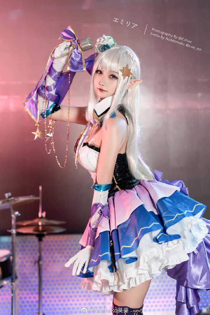 【COS正片】从零开始艾米莉亚偶像歌手cos Momoko葵葵 - 第2张 - 机器猫次元 【COS正片】从零开始艾米莉亚偶像歌手cos Momoko葵葵 - 第2张 - 机器猫次元