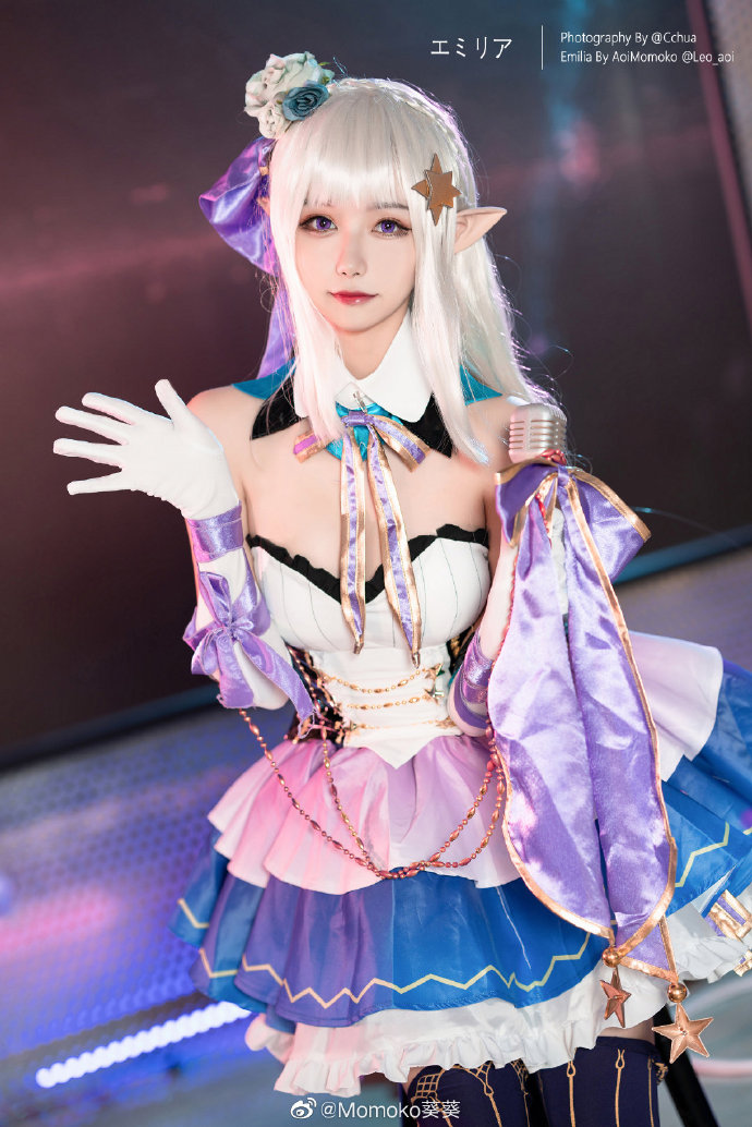 【COS正片】从零开始艾米莉亚偶像歌手cos Momoko葵葵 - 第4张 - 机器猫次元 【COS正片】从零开始艾米莉亚偶像歌手cos Momoko葵葵 - 第4张 - 机器猫次元