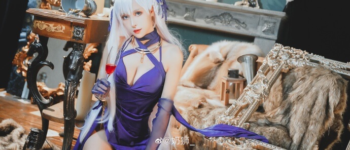 【COS正片】碧蓝航线贝尔法斯特礼服cos 优雅而高贵的从者 cn奶狮 - 第5张 - 机器猫次元 【COS正片】碧蓝航线贝尔法斯特礼服cos 优雅而高贵的从者 cn奶狮 - 第5张 - 机器猫次元