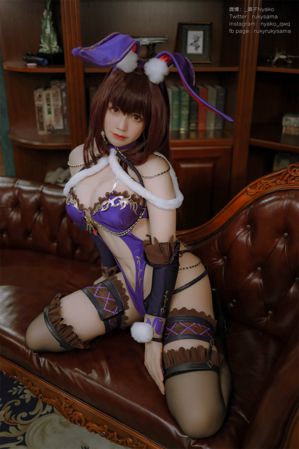 Nyako喵子 - 斯卡哈同人兔女郎 - 第4张 - 机器猫次元