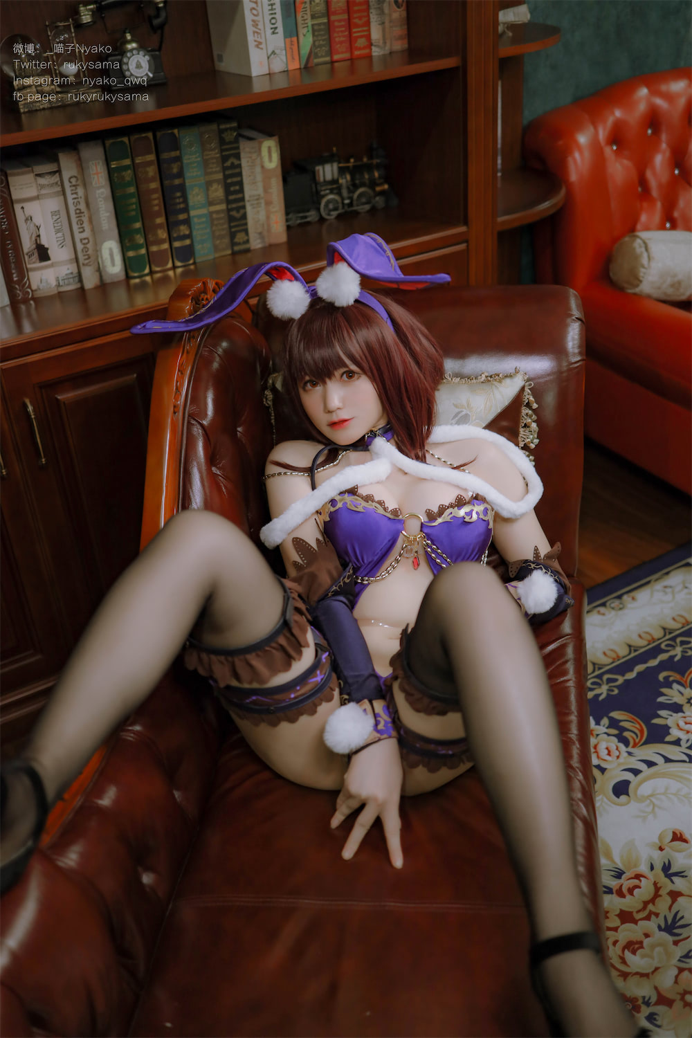 Nyako喵子 - 斯卡哈同人兔女郎 - 第5张 - 机器猫次元