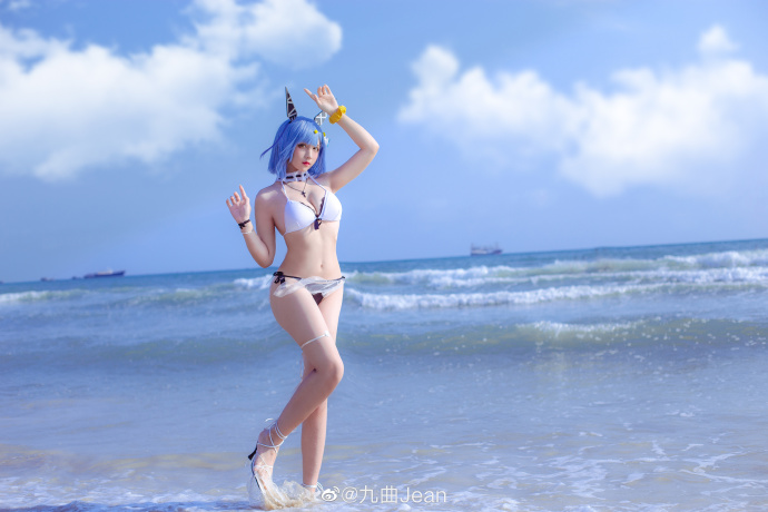 【COS正片】碧蓝航线加斯科涅泳装cos 夏日外装 cn九曲Jean - 第4张 - 机器猫次元 【COS正片】碧蓝航线加斯科涅泳装cos 夏日外装 cn九曲Jean - 第4张 - 机器猫次元