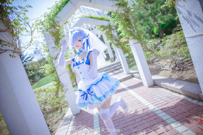 【COS正片】从零开始蕾姆花嫁cos,美萌可爱 cn羽天Shine - 第6张 - 机器猫次元 【COS正片】从零开始蕾姆花嫁cos,美萌可爱 cn羽天Shine - 第6张 - 机器猫次元