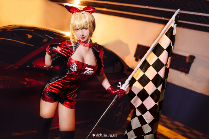 【COS正片】FGO尼禄赛车娘cos 惊艳的香车美女 cn九曲Jean - 第6张 - 机器猫次元 【COS正片】FGO尼禄赛车娘cos 惊艳的香车美女 cn九曲Jean - 第6张 - 机器猫次元