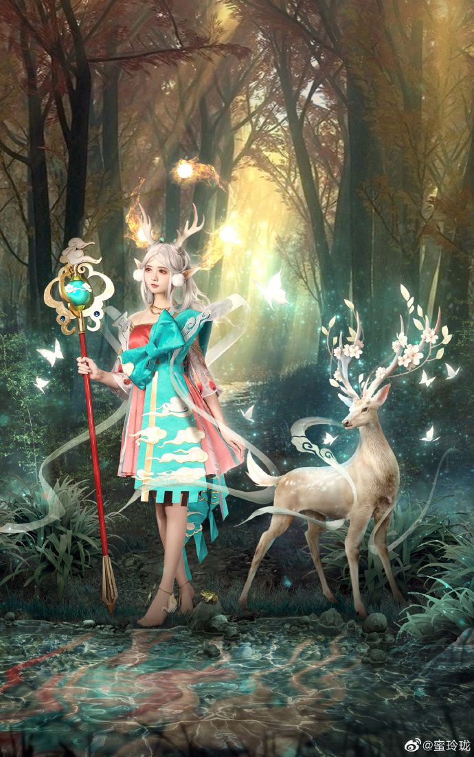 【COS正片】王者荣耀 瑶遇见神鹿cos cn蜜玲珑 - 第2张 - 机器猫次元 【COS正片】王者荣耀 瑶遇见神鹿cos cn蜜玲珑 - 第2张 - 机器猫次元