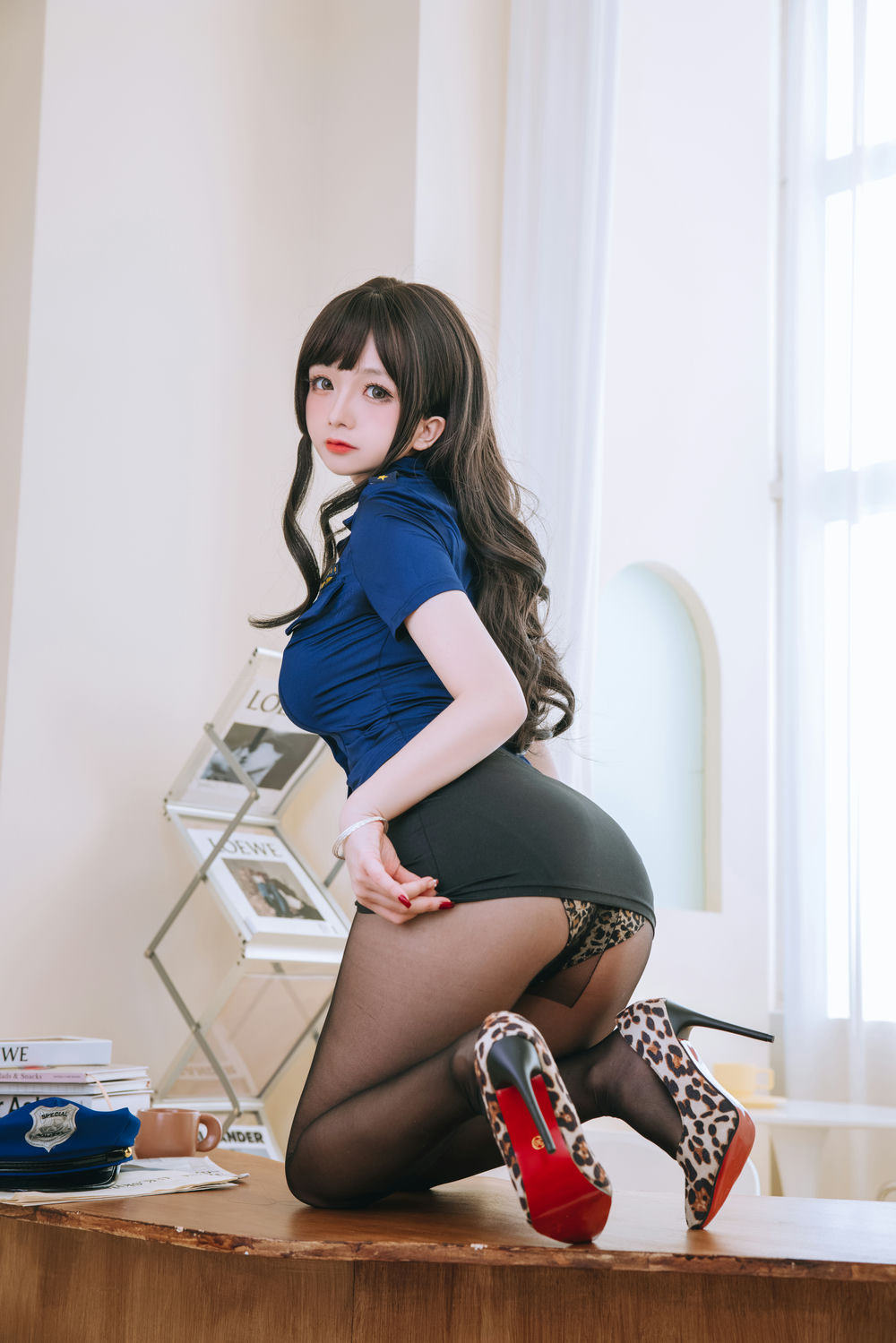 日奈娇 - 豹纹女警 [103P-32GB] - 第6张 - 机器猫次元