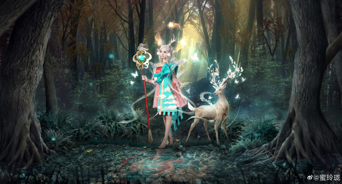 【COS正片】王者荣耀 瑶遇见神鹿cos cn蜜玲珑 - 第3张 - 机器猫次元 【COS正片】王者荣耀 瑶遇见神鹿cos cn蜜玲珑 - 第3张 - 机器猫次元