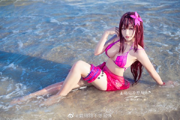 【COS正片】FGO斯卡哈泳装cos 性感魅力水着 cn夏鸽鸽不想起床 - 第4张 - 机器猫次元 【COS正片】FGO斯卡哈泳装cos 性感魅力水着 cn夏鸽鸽不想起床 - 第4张 - 机器猫次元