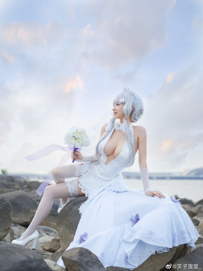 【COS正片】碧蓝航线光辉花嫁cos 爱与希望的晨星 cn叉子宝宝 - 第4张 - 机器猫次元 【COS正片】碧蓝航线光辉花嫁cos 爱与希望的晨星 cn叉子宝宝 - 第4张 - 机器猫次元