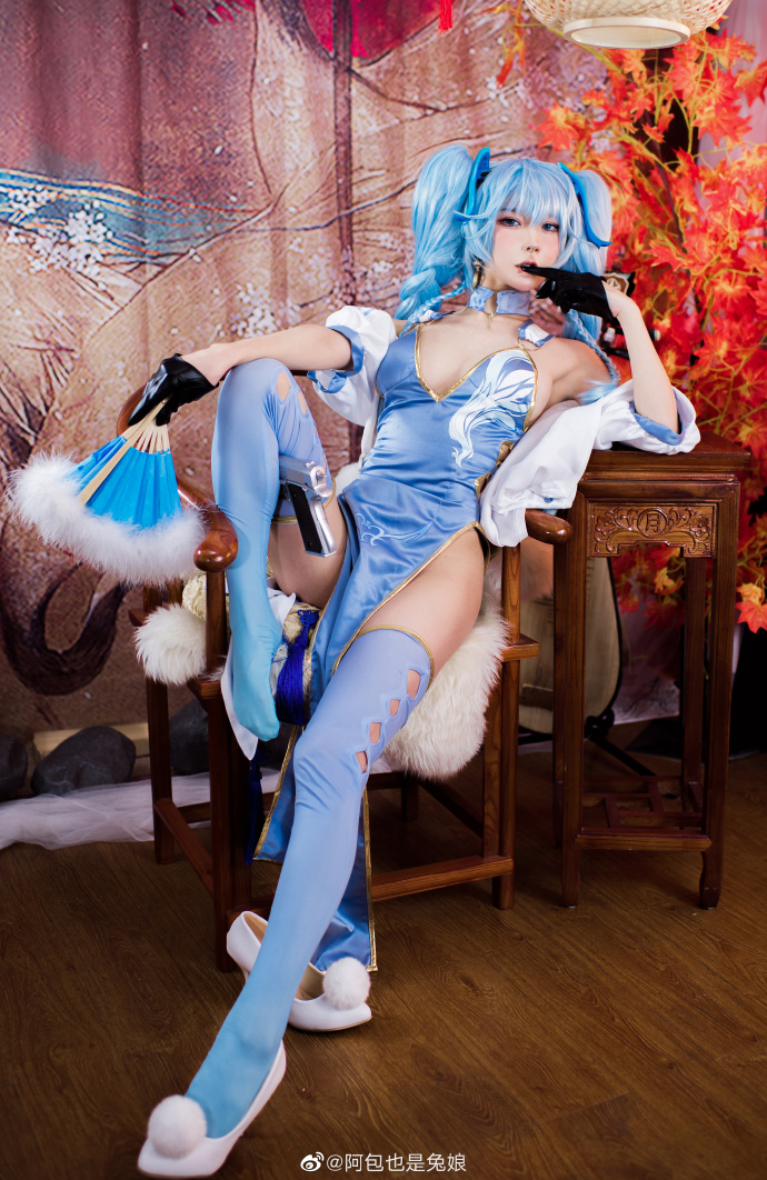 【COS正片】少女前线pa15翠雀媚cos 迷离的韵味 cn阿包也是兔娘 - 第5张 - 机器猫次元 【COS正片】少女前线pa15翠雀媚cos 迷离的韵味 cn阿包也是兔娘 - 第5张 - 机器猫次元