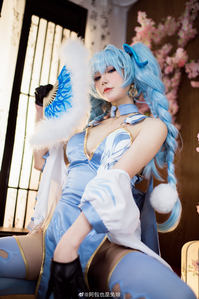 【COS正片】少女前线pa15翠雀媚cos 迷离的韵味 cn阿包也是兔娘 - 第8张 - 机器猫次元 【COS正片】少女前线pa15翠雀媚cos 迷离的韵味 cn阿包也是兔娘 - 第8张 - 机器猫次元