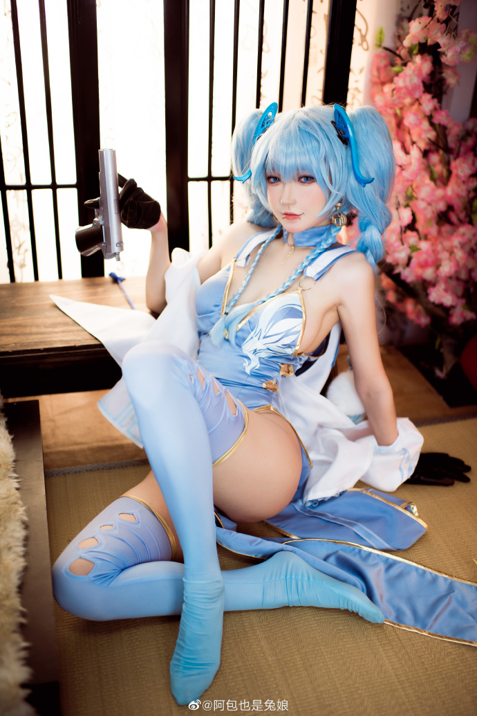 【COS正片】少女前线pa15翠雀媚cos 迷离的韵味 cn阿包也是兔娘 - 第6张 - 机器猫次元 【COS正片】少女前线pa15翠雀媚cos 迷离的韵味 cn阿包也是兔娘 - 第6张 - 机器猫次元