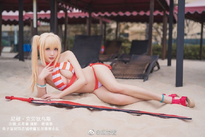 【COS正片】FGO皇帝尼禄泳装cos夏日水着 cn瓜希酱 - 第4张 - 机器猫次元 【COS正片】FGO皇帝尼禄泳装cos夏日水着 cn瓜希酱 - 第4张 - 机器猫次元