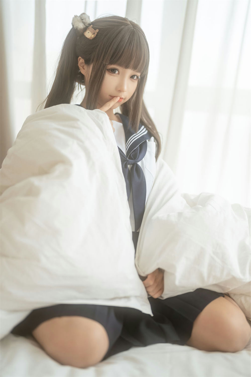 蠢沫沫 - 被窝JK [15P1V-400MB] - 第4张 - 机器猫次元