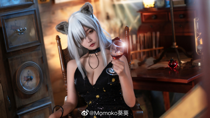 【COS正片】明日方舟黑cos 黑色高贵礼服 Momoko葵葵 - 第7张 - 机器猫次元 【COS正片】明日方舟黑cos 黑色高贵礼服 Momoko葵葵 - 第7张 - 机器猫次元