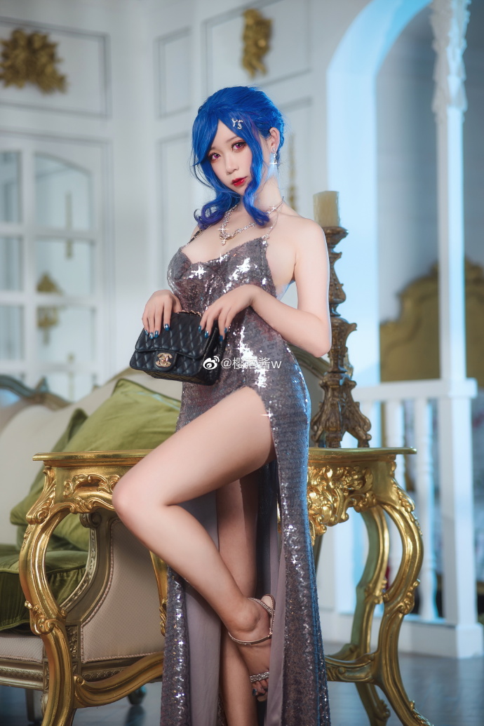 【COS正片】碧蓝航线圣路易斯礼服cos 圣姨的宴会 cn樱落酱 - 第1张 - 机器猫次元 【COS正片】碧蓝航线圣路易斯礼服cos 圣姨的宴会 cn樱落酱 - 第1张 - 机器猫次元