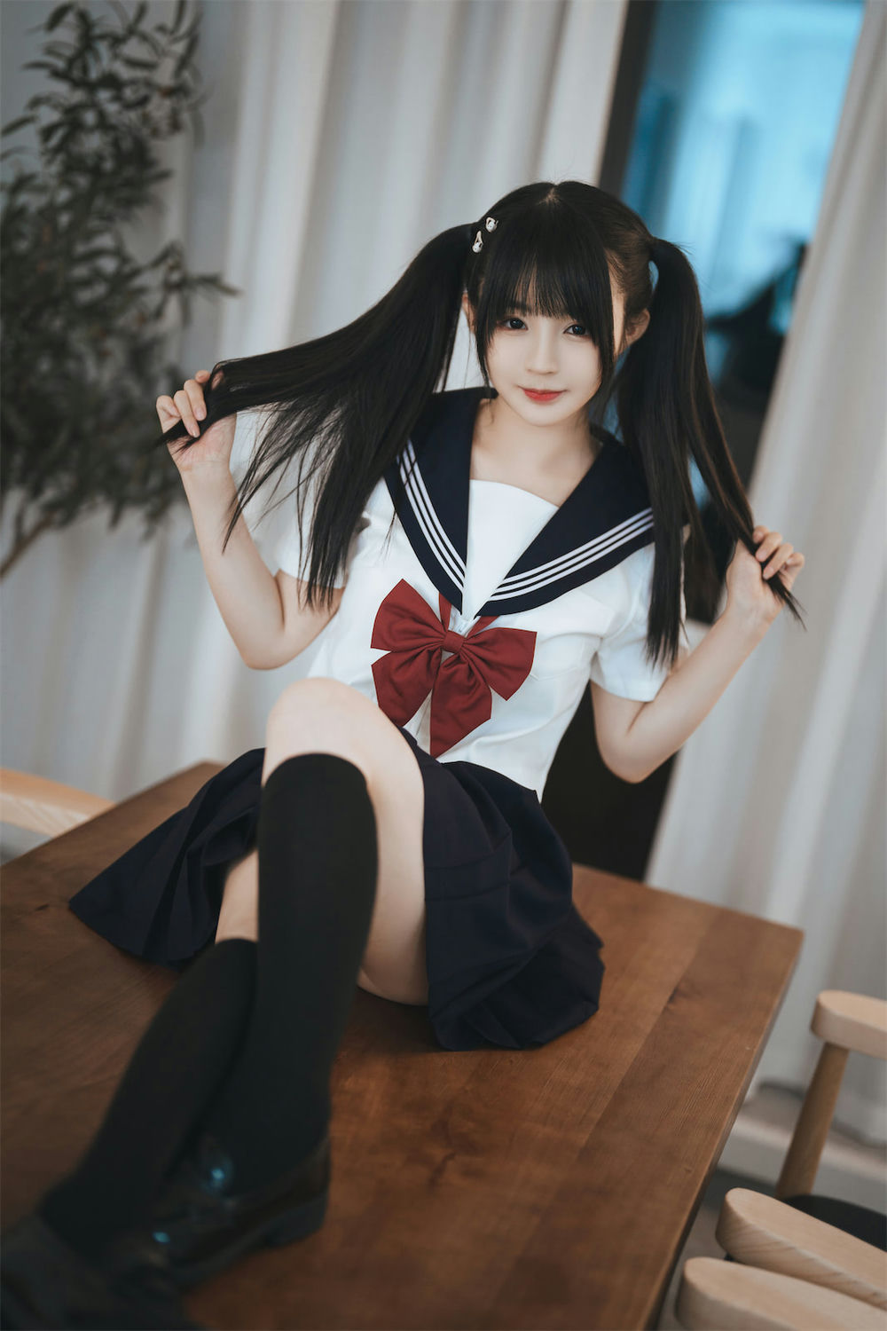 桜井宁宁 - 双马尾JK [70P] - 第1张 - 机器猫次元