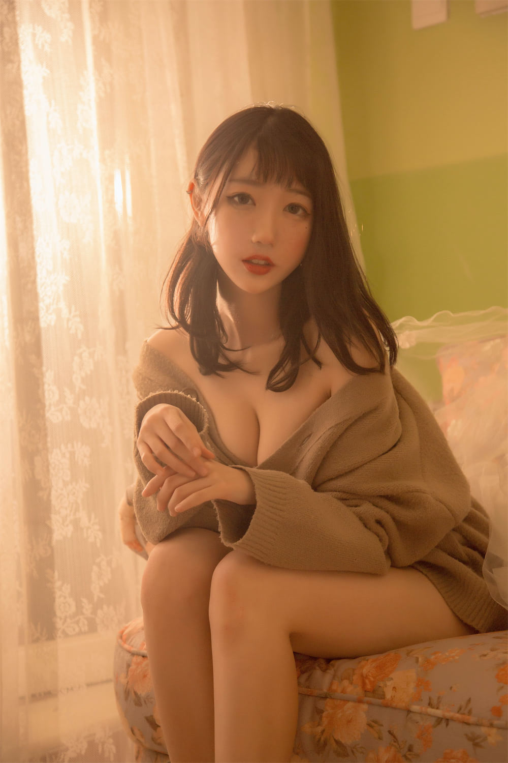 周叽是可爱兔兔 - 复古毛衣 [19P] - 第1张 - 机器猫次元