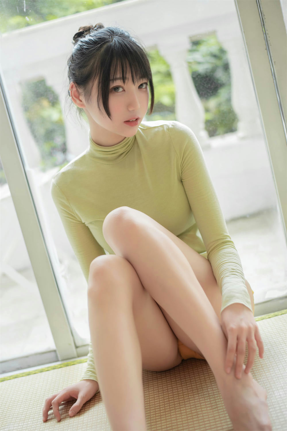 周叽是可爱兔兔 - 小清新居家服 [16P] - 第6张 - 机器猫次元